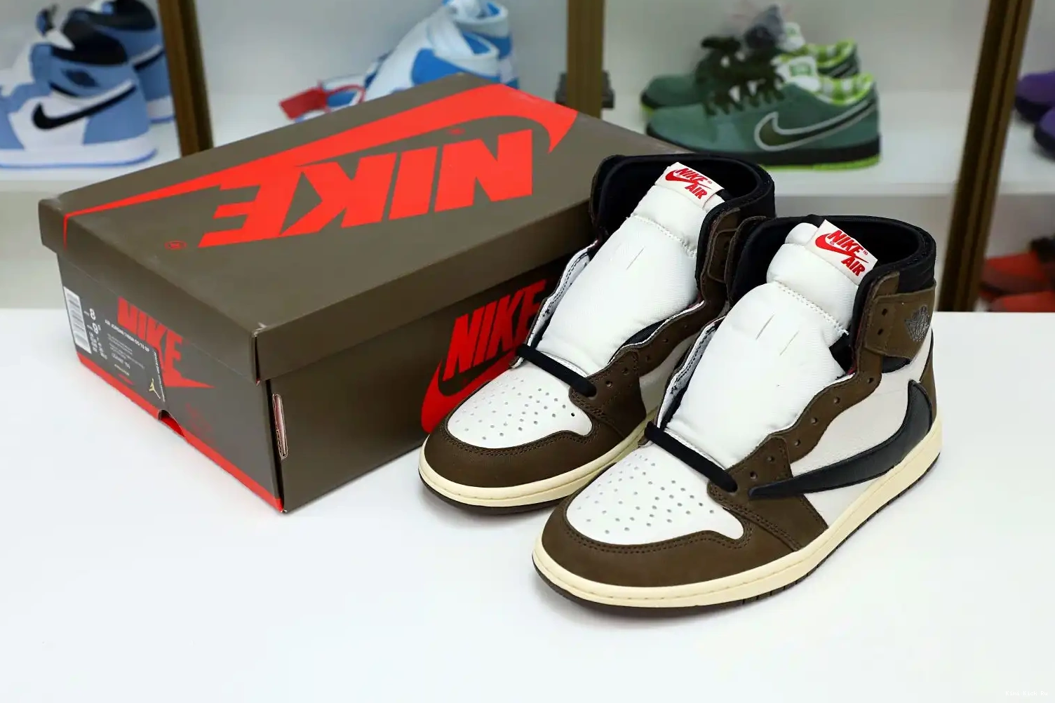 X 'MOCHA' AIR HIGH Kimikick 1 SCOTT TRAVIS JORDAN OG RETRO 0522